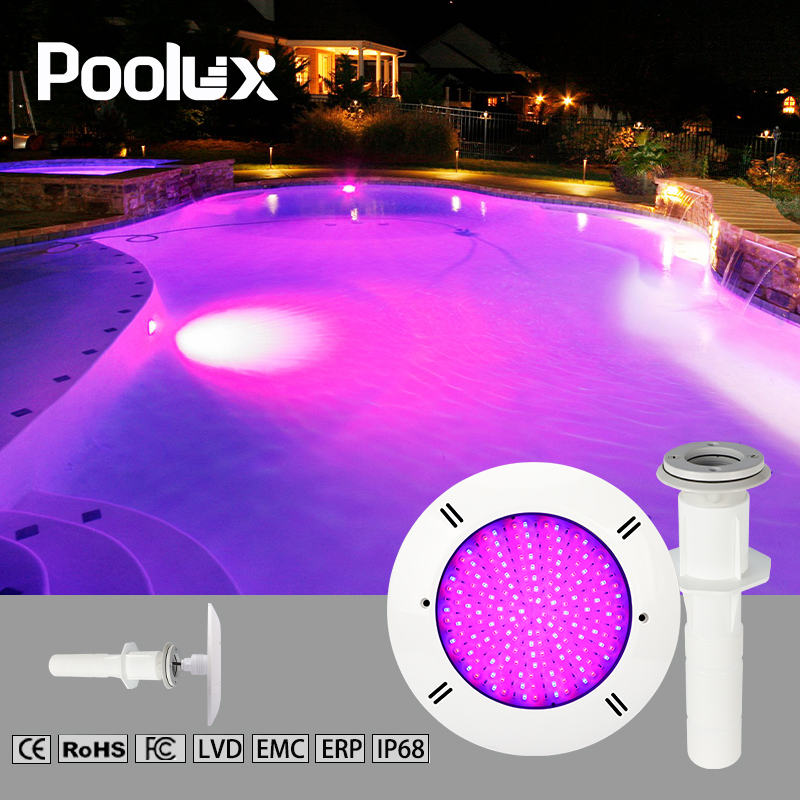 POOLUX Customized PC 265mm IP68 Underwater Lights for Liner Swimming Pool - Image 9