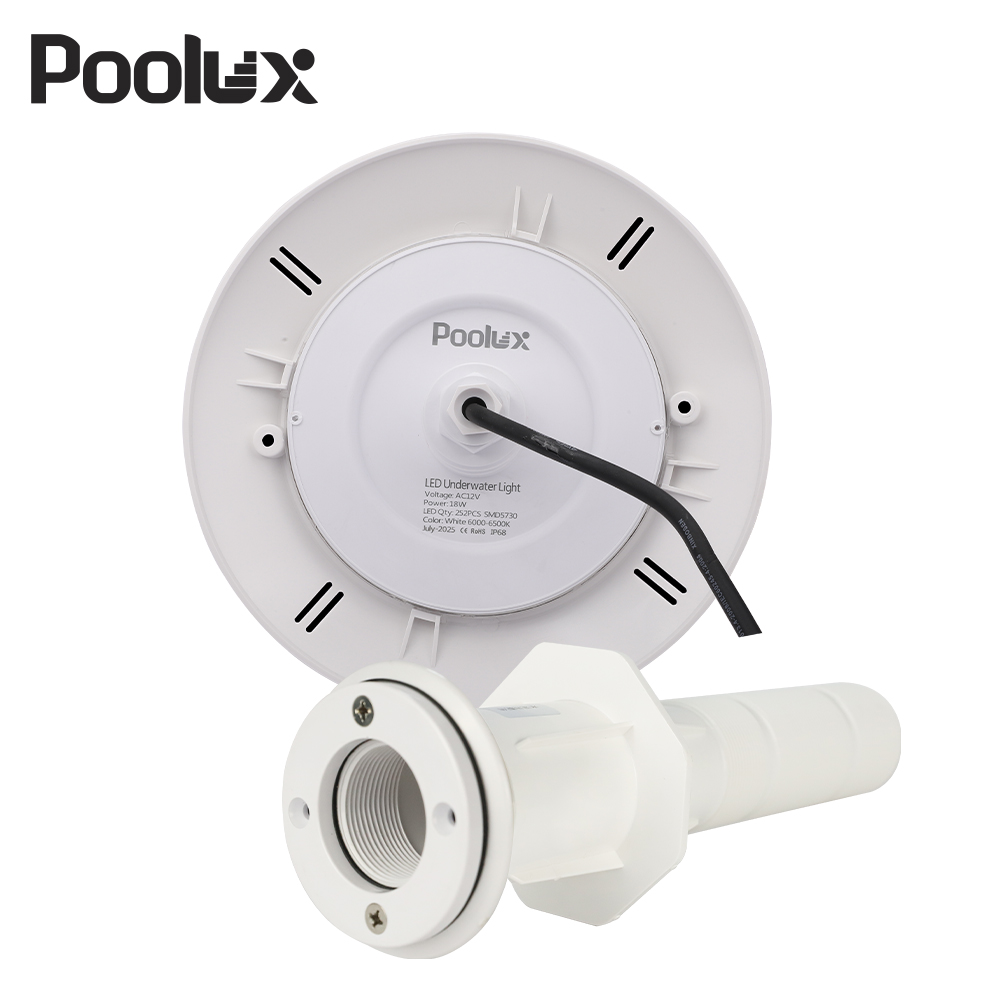 POOLUX Customized PC 265mm IP68 Underwater Lights for Liner Swimming Pool - Image 5
