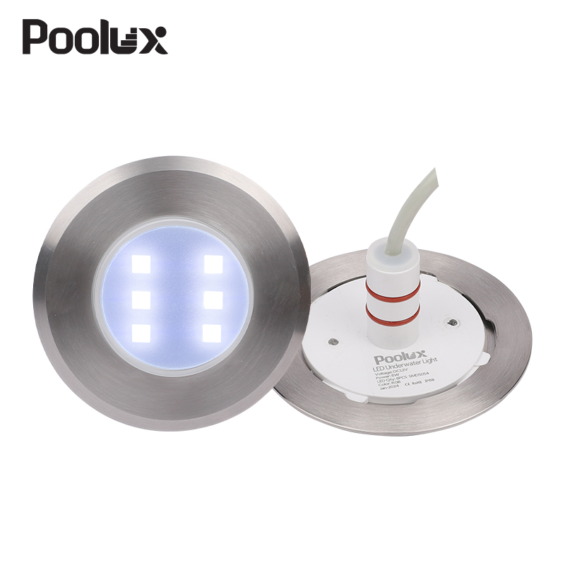 Mini Stainless Steel 75&90&160mm Waterproof DC12V LED Swimming Pool light - Image 2
