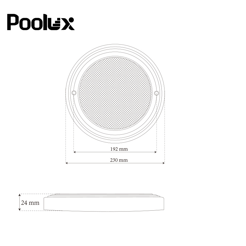 New Design Waterproof IP68 AC12V 230mm PC LED Swimming Pool Light Wall Mounted Underwater Pool Light - Image 6