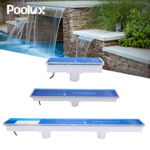 Colorful Waterfall Light For Swimming Pool