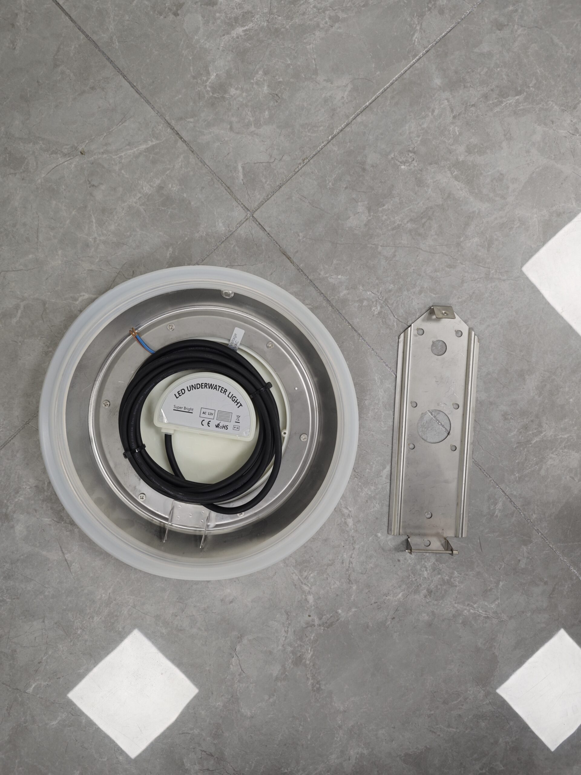 Resin-Filled IP68 Waterproof AC12V 295mm Stainless Steel LED Wall Mounted Underwater Pool Light - Image 5