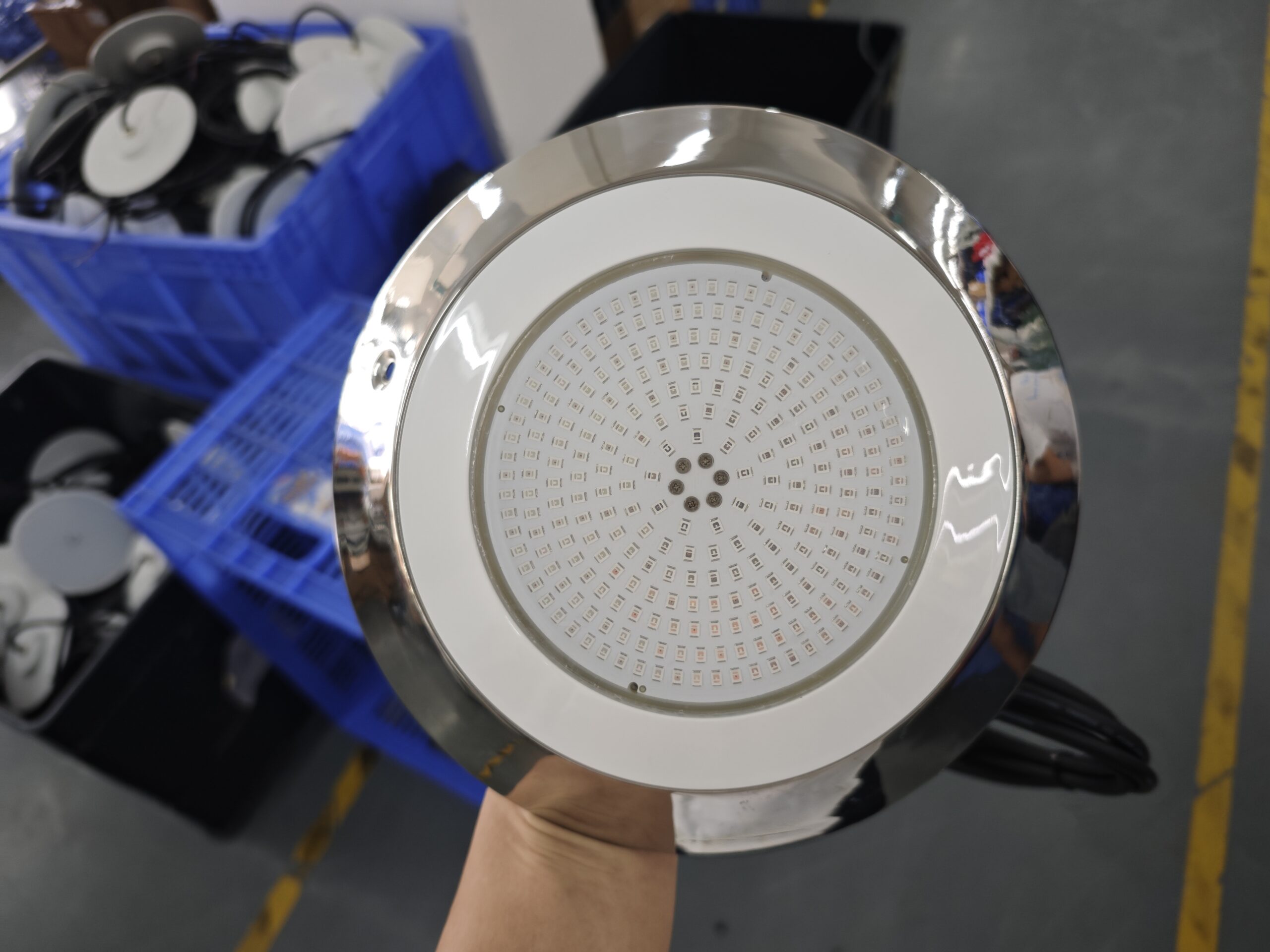 Manufacturer Waterproof IP68 AC12V 230mm Stainless Steel LED Wall Mounted Underwater Pool Light - Image 4