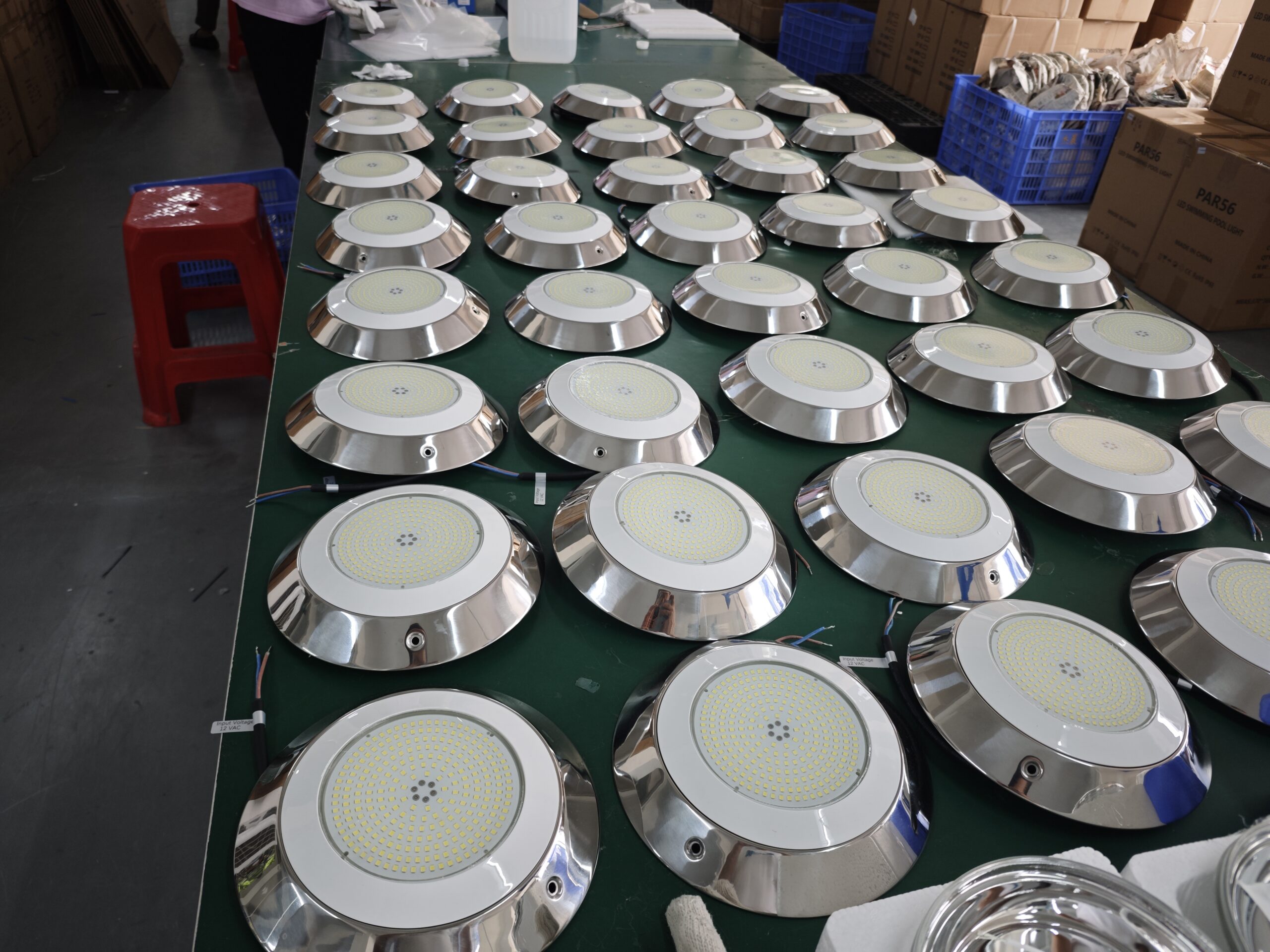 Manufacturer Waterproof IP68 AC12V 230mm Stainless Steel LED Wall Mounted Underwater Pool Light - Image 5