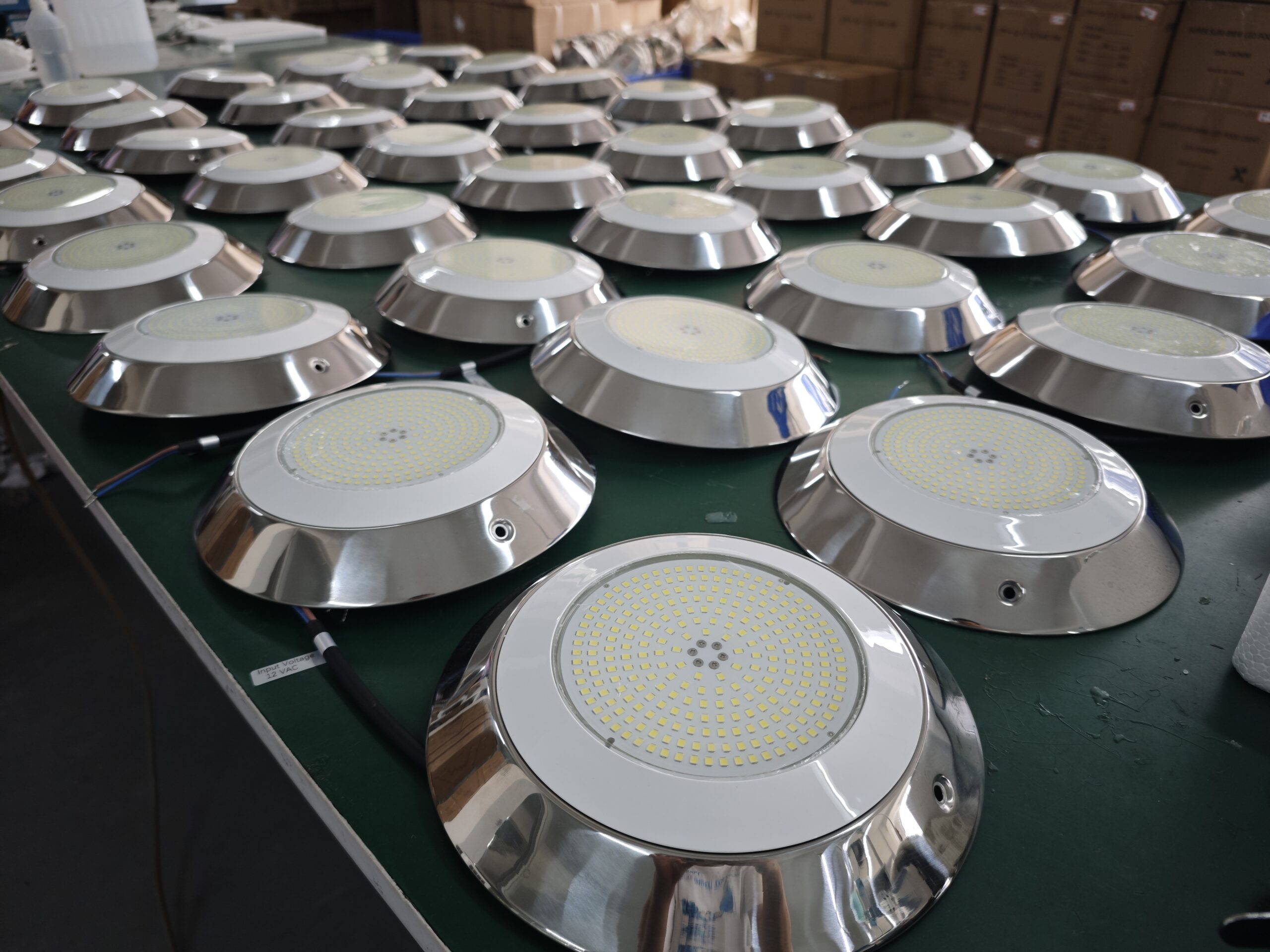 Manufacturer Waterproof IP68 AC12V 230mm Stainless Steel LED Wall Mounted Underwater Pool Light - Image 6