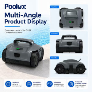 Poolux R8 AquaClean Cordless Underwater Pool Cleaning Robot