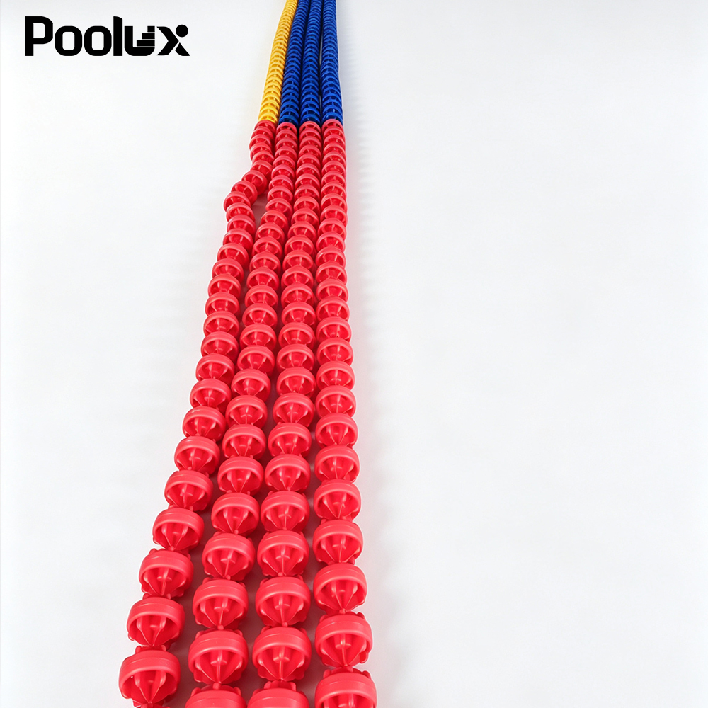 Poolux 25m anti-wave swimming pool lane line for distributors and commercial pool projects