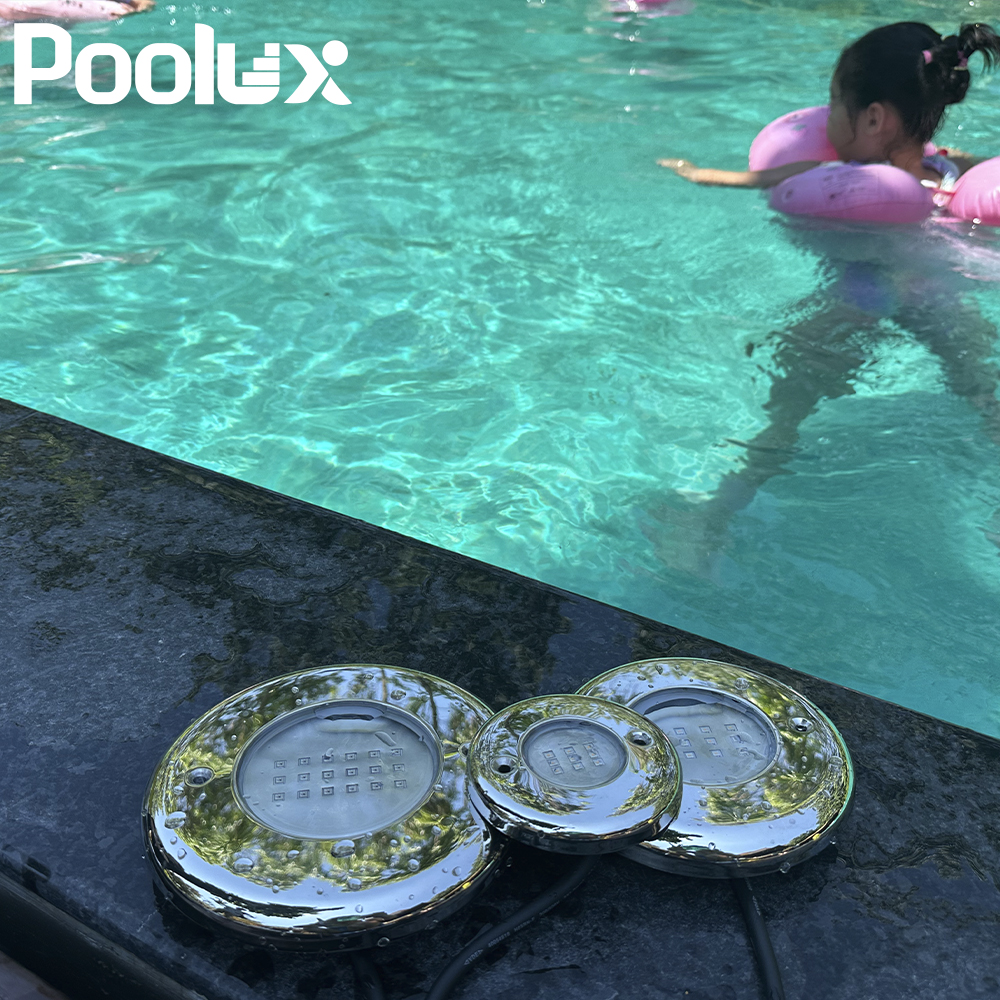 Poolux stainless steel pool underwater light supplier
