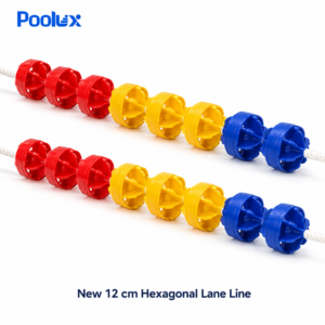 Poolux PL-NHL-12 New 12 cm Hexagonal Lane Line
