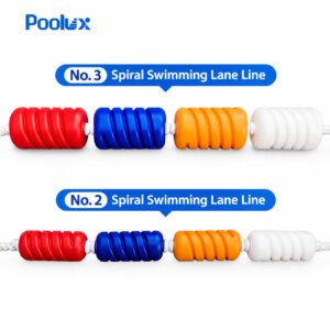 PL-SL-6 6 cm Spiral Swimming Pool Lane Line