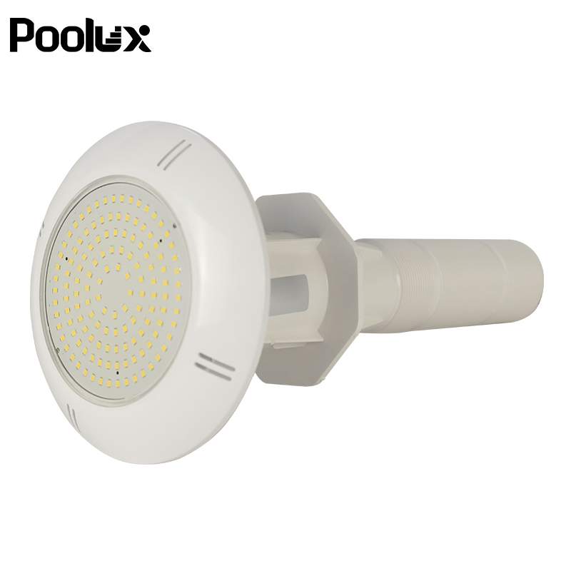Poolux PL-LRF178 178mm LED pool light front panel and LED array detail