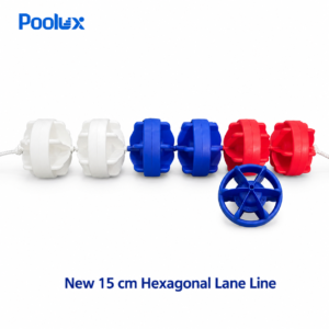 Poolux New 15 cm Hexagonal Lane Line