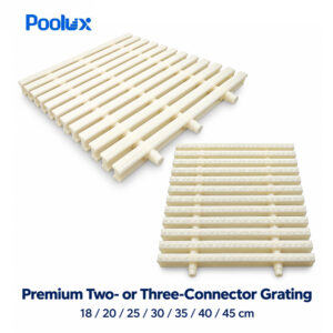 Poolux PL-PTO Advanced Dual & Triple Interface ABS Swimming Pool Grating