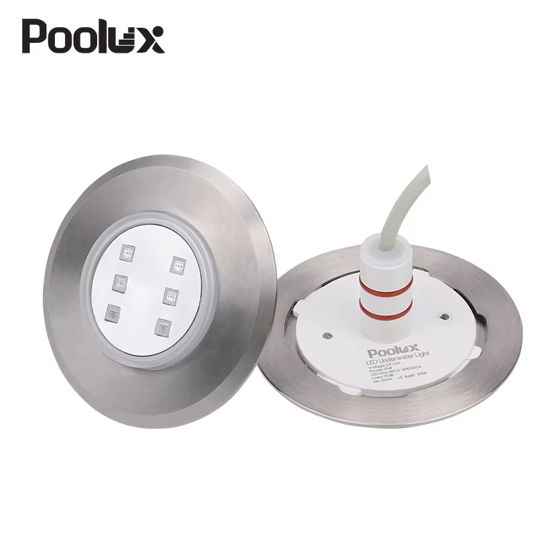 Poolux PL-BL75 mini 316 stainless steel underwater LED swimming pool light main product display